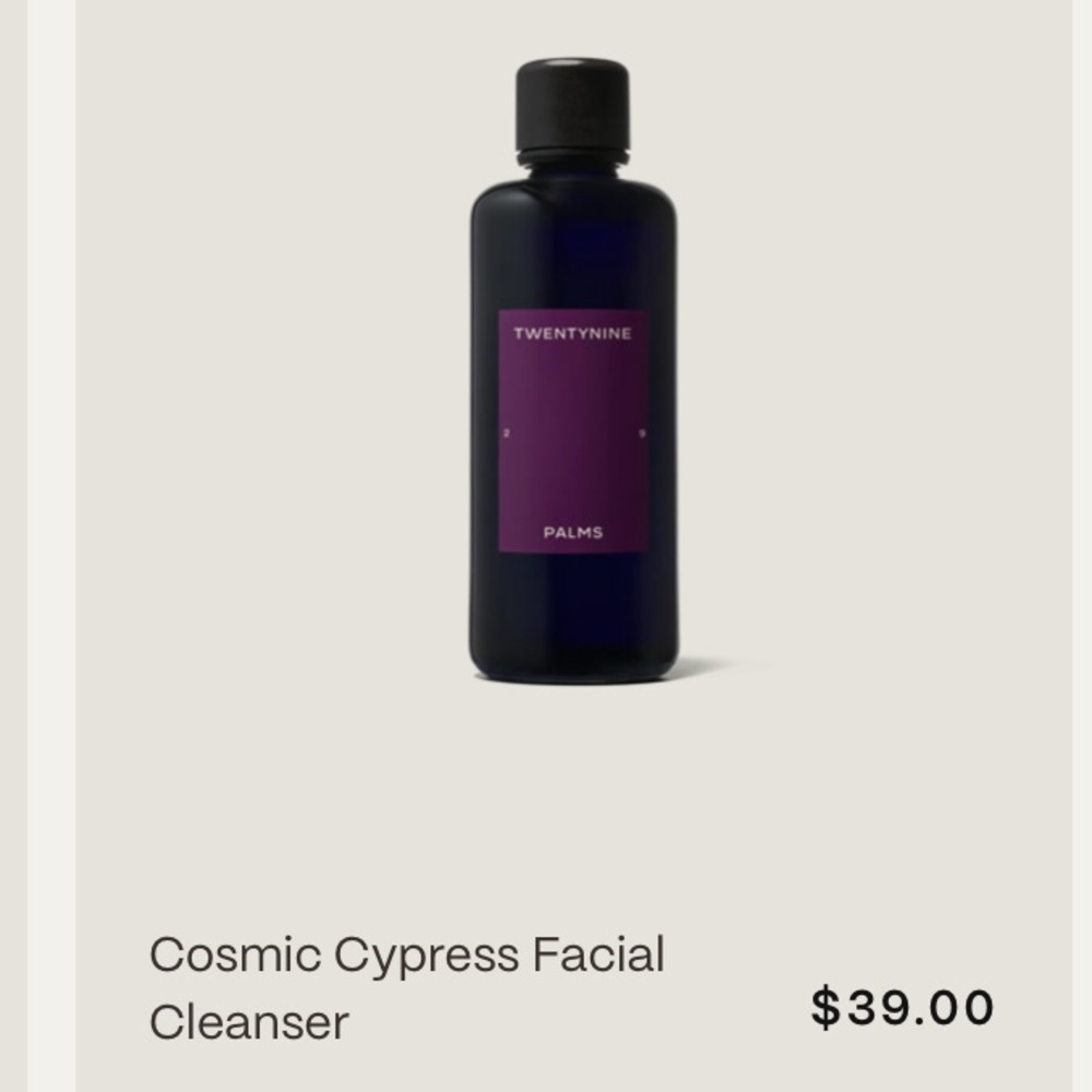 29 Palms Facial Cleanser Cosmic Cypress NIB